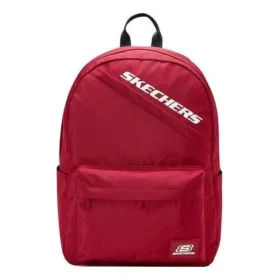 Classic Logo Printed Fabric Backpack “Red White”