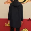 CNY Series Casual Long Jacket “Black Red”