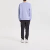 Colorful Casual Series Brand Crew Sweater “Purple Yellow”