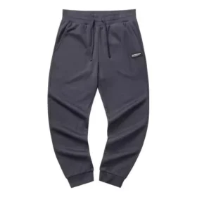 Colorful Casual Series Drawstring Knit Pants “Black”