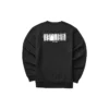 Colorful Casual Series Graphic Crew Sweatshirt “Black White”