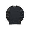 Colorful Casual Series Knit Crew Sweatshirt “Black”