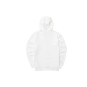 Colorful Casual Series Letter Zip-up Hooded Jacket “White Red”