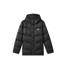 Colorful Casual Series Solid Logo Hooded Down Jacket “Multi-Color”