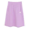 Contrast Patchwork Logo Printed Waist Skirt “Purple”