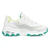 D Lites 1.0 Low-Top Running Shoes White/Green