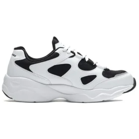 D’ Lites Airy Low-Top Daddy Shoes White/Black