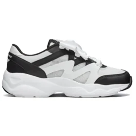 D’ Lites Airy Low-Top Daddy Shoes White/Black
