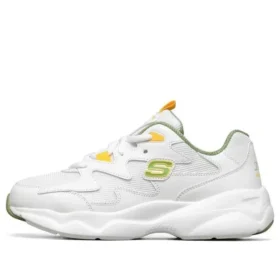 D’ Lites Airy Sports Shoes White/Green/Yellow