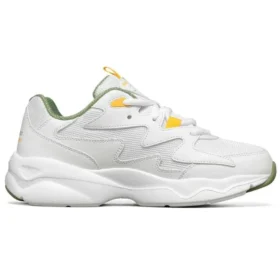 D’ Lites Airy Sports Shoes White/Green/Yellow