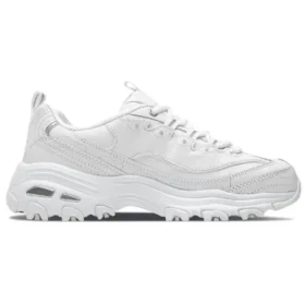 D’ Lites Daddy Shoes “White Silver”