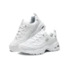 D’ Lites Daddy Shoes “White Silver”