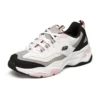 D’ Lites Low-Dad Shoes White/Black/Pink