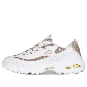 D’ Lites Low-Top Daddy Shoes White/Gold