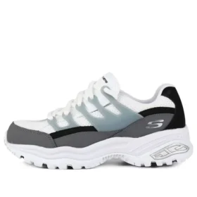 D’ Lites Low-Top Daddy Shoes White/Grey