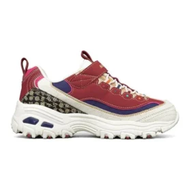 D Lites Low Top Running Shoes Red/White/Black
