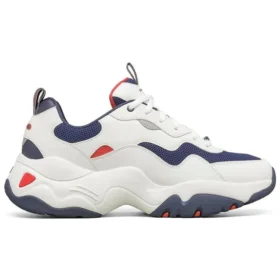 D Lites Low-Top Running Shoes White/Blue/Red