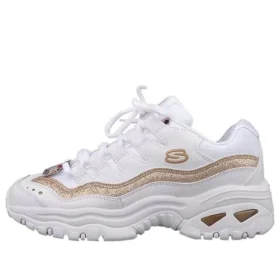 D’ Lites Running Shoes White/Gold