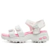 D’ Lites Sandals “White Pink”