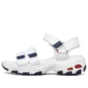 D’ Lites Slipper GS White/Blue/Red