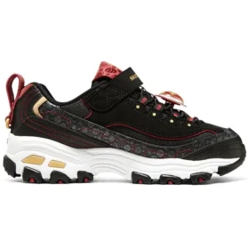 D’ Lites Sneakers “Black Red”