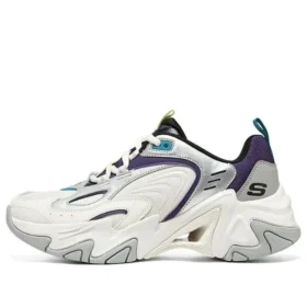 D’ Lites Stamina Shoes “White Silver Purple”