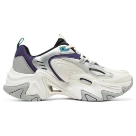 D’ Lites Stamina Shoes “White Silver Purple”