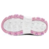 D’ Lites Strap Memory Foam Running Shoes “White Pink”