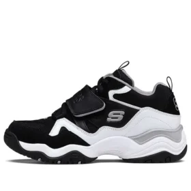 D’ Lites Train Mid-Top Daddy Shoes Black/White