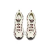 D’ Lites Zip Along Shoes “White Burgundy Grey”