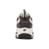 D’ Lites Zip Along Shoes “White Burgundy Grey”