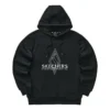 Diamond Series Letter Hoodied “Black White”