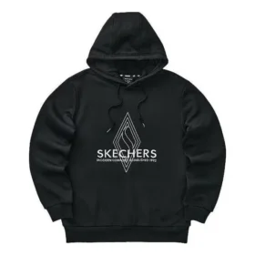 Diamond Series Letter Hoodied “Black White”