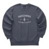 Diamond Series Letter Printed Casual Sweatshirt “Grey White”