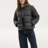 Diamond Series Long Sleeve Down Jacket “Black”