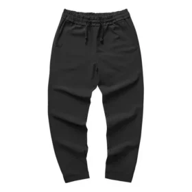 Diamond Series Woven Straight Casual Pants “Black”