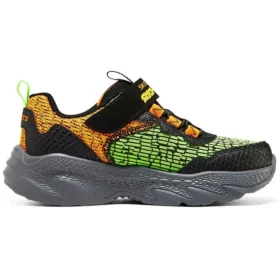 Dino-Lights Sneaker “Green Orange Black”