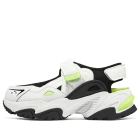 DLites Sandal “White Black Neon Green”