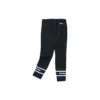 Drawstring Fleece Tight Knit Pants “Black White”
