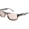 Elevated Rectangle Shiny Horn Sunglasses Elevated Rectangle Shiny Horn Sunglasses