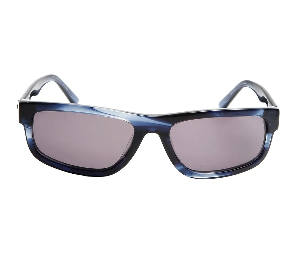 Elevated Rectangle Shiny Horn Sunglasses Elevated Rectangle Shiny Horn Sunglasses