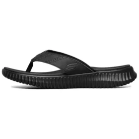 Elite Flex Black Flip-Flops