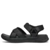 Elite Flex Velcro Sports Black Sandals