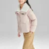 FASHION Letter Printed Down Jacket “Pink White”