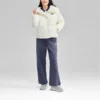 FASHION Letter Printed Down Jacket “White”
