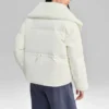 FASHION Letter Printed Down Jacket “White”