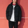Fashion Logo Printed Down Jacket “Black”