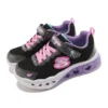Flutter Heart Lights “Black Purple Pink”