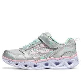Girl”s Light Heart Lights Love Spark “Grey Pink”