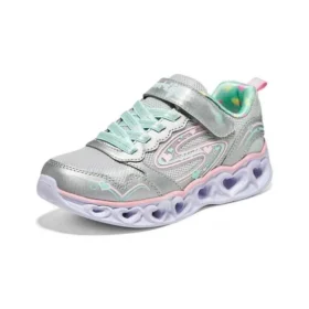 Girl”s Light Heart Lights Love Spark “Grey Pink”